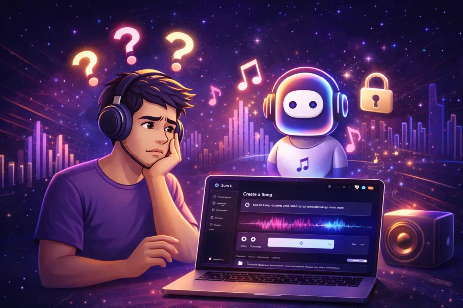 Crear música con inteligencia artificial: dudas y riesgos de Suno AI