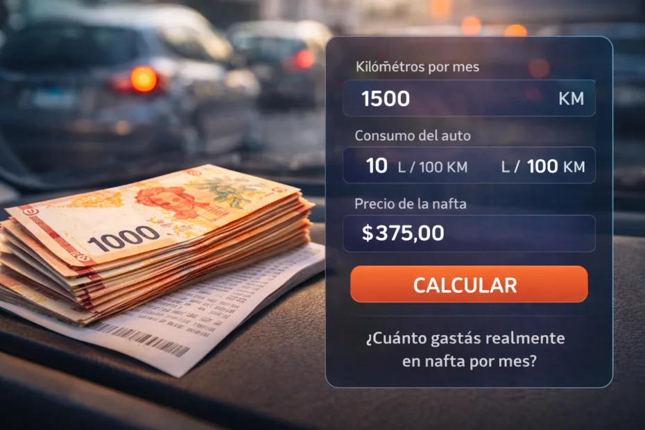 ¿Cuánto gastás en nafta por mes? La cifra te va a sorprender